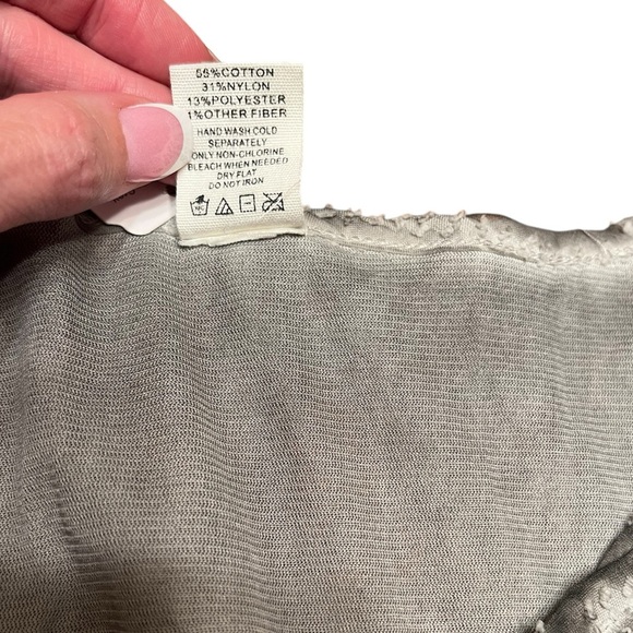 Lace Sequin Embellished Long Sleeve Tunic Top Size S - Picture 10 of 10